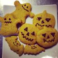 ちょこくんまま's cooksnap of when they made ハロウィン♪おばけなかぼちゃクッキー★.