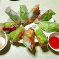 白クラゲ's cooksnap of when they made 海老とアボカドの生春巻き.