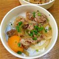 メグ。's cooksnap of when they made ＊大人気！卵をかけて食べて！うちの豚丼＊.