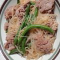 朝麻稔's cooksnap of when they made 豚・にら・もやし♪DE♪ビーフン炒め.