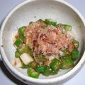 ばちくん's cooksnap of when they made 梅風味のクラゲ長芋オクラのネバネバサラダ.