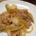 aaaaaaaoko's cooksnap of when they made 豚肉と玉ねぎの生姜焼き.