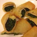 タマ姫's cooksnap of when they made ヘルシー春巻き☆ハムとほうれん草の春巻き.