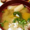 スヌーピー♥'s cooksnap of when they made かぼちゃのお味噌汁.