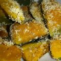 あらすか's cooksnap of when they made お弁当に♪かぼちゃの粉チーズまぶし.