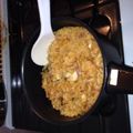 かなめ55's cooksnap of when they made お鍋で炊く昔ながらの簡単チキンピラフ☆.