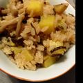 pandaohan's cooksnap of when they made しめじサツマイモ塩昆布の炊き込みご飯.