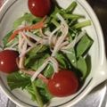 みほきのこ's cooksnap of when they made 豆苗とサラダほうれん草のサラダ.