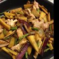 （笑）'s cooksnap of when they made サツマイモと鶏肉の甘辛炒め.