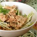 あやかんぴ＊'s cooksnap of when they made 簡単！水菜とツナのサラダ.