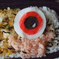 愛うらら's cooksnap of when they made キャラ弁・目玉の親父.
