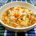 みのりっくす's cooksnap of when they made 身体が喜ぶ♪鶏と大麦のたっぷり野菜スープ.