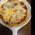 Karenjo's cooksnap of when they made スライスポテトのミートソースチーズ焼き.