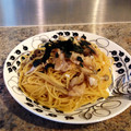 ぶ〜こ♡'s cooksnap of when they made しめじと豚バラ☆和風パスタ～ネギ風味～.