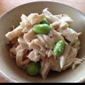 桜＊303's cooksnap of when they made 蒸し鶏とエリンギのWマスタードサラダ.