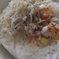 きらり流れ星's cooksnap of when they made しらすとねぎの梅おかか.