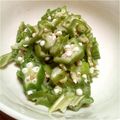 はしやすめ1号's cooksnap of when they made 冷凍おくらの炒め物！！おつまみに最高！！.