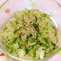 てぃえみ's cooksnap of when they made 簡単♪胡瓜とセロリのナムル.