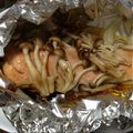 Tomomims's cooksnap of when they made 鮭のホイル焼き.