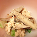 nososon's cooksnap of when they made ごぼうとささみの 梅マヨレモン☆.
