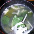抹茶もつこ's cooksnap of when they made チンゲン菜の中華スープ.