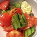 knoflook's cooksnap of when they made きゅうりとトマトの簡単サラダ.