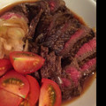 mamemanma's cooksnap of when they made 牛ステーキの爽やか和風マリネ.