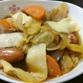 ザ・初心者's cooksnap of when they made 男の料理 野菜とソーセージの簡単スープ.
