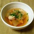 Ｃｈｉｌｄ's cooksnap of when they made 冬瓜とゆず胡椒のコク旨スープ♪.