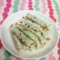 龍青空ママ's cooksnap of when they made 餃子の皮でくるくるスティックおやつ.