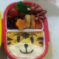 marimo27's cooksnap of when they made キャラ弁■詰めるだけのしまじろう.