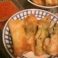 うこんりん's cooksnap of when they made 簡単☆エビとアボカドのチーズ春巻き.