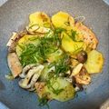 おげんげん☻'s cooksnap of when they made サーモン＆ポテトのバターしょう油炒め.
