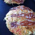 あい葉's cooksnap of when they made 米粉のみで作る！お好み焼き〜.