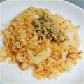 しあはー's cooksnap of when they made 簡単＆子供も食べられる☆キムチチャーハン.