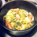 saaramam's cooksnap of when they made 白菜とソーセージの白だし煮.
