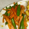 しぃ～ちゃん's cooksnap of when they made ✿いんげんと人参の簡単オイスター炒め✿.