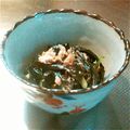 り～んごりんご's cooksnap of when they made 水前寺菜のツナあえにブラックペッパー.