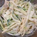 karaike's cooksnap of when they made 切って混ぜるだけ♪大根サラダ.