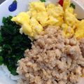 あけちゃ0603's cooksnap of when they made 簡単、雪平鍋でそぼろ丼.