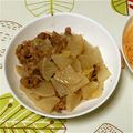 kotohito's cooksnap of when they made 牛バラ薄切り肉と大根の炒め煮✿.