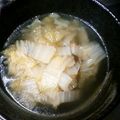 季節外れ's cooksnap of when they made 白菜と春雨のコンソメスープ♪.