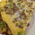 ばりゆか's cooksnap of when they made ジュ～シィな挽肉とネギのオープンオムレツ.