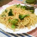あべこん's cooksnap of when they made 鮭とブロッコリーのパスタ.