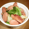 Andy♪'s cooksnap of when they made 白菜とウインナーの炒め物.