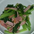 どれみ117's cooksnap of when they made ★小松菜とハムの炒め物で１品★.