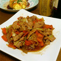 ひえめゆ☆'s cooksnap of when they made 野菜たっぷり豚コマしょうが焼き.