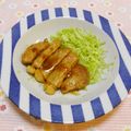 pitachan1's cooksnap of when they made 塩麹でやわらか豚ロースソテー☆.