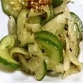 カルビ久美's cooksnap of when they made きゅうりとセロリの浅漬け.