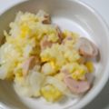 フミココ's cooksnap of when they made ソーセージ♡コーンと一緒に♡ポテサラin.